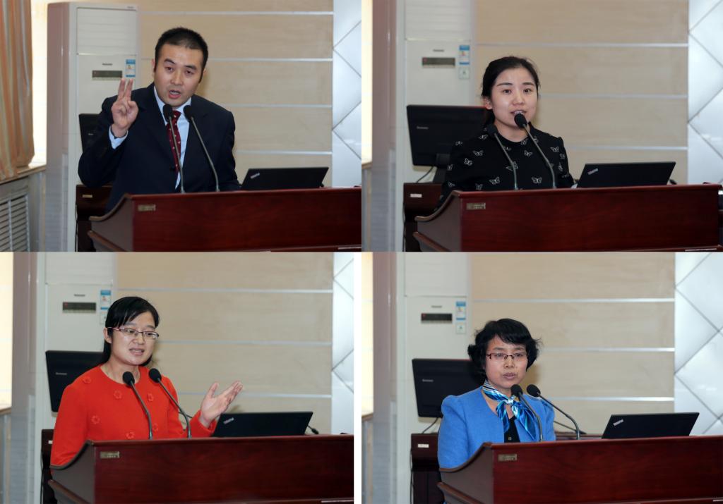 12名选手围绕“匠心育人,筑梦工院”论坛主题进行精彩分享