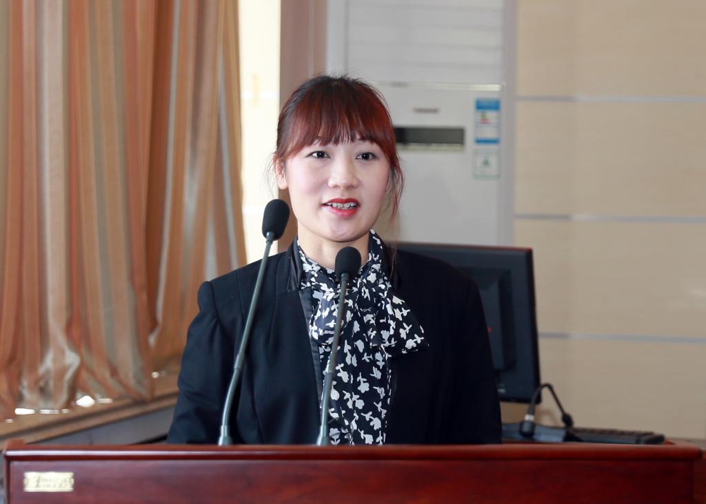 浙江瑞亚科技能源有限公司总经理陆胜洁致辞