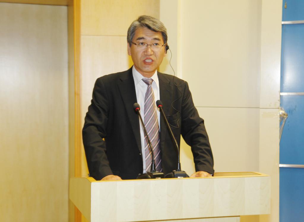 欧姆龙(中国)有限公司总经理中道教顕致辞