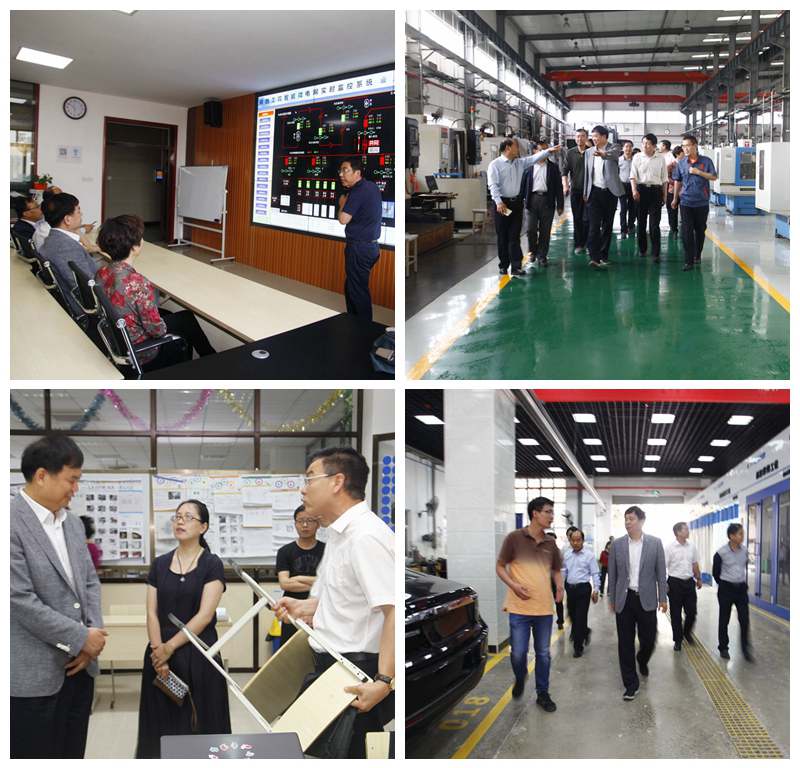 调研组参观学院相关实训基地和科技创新平台