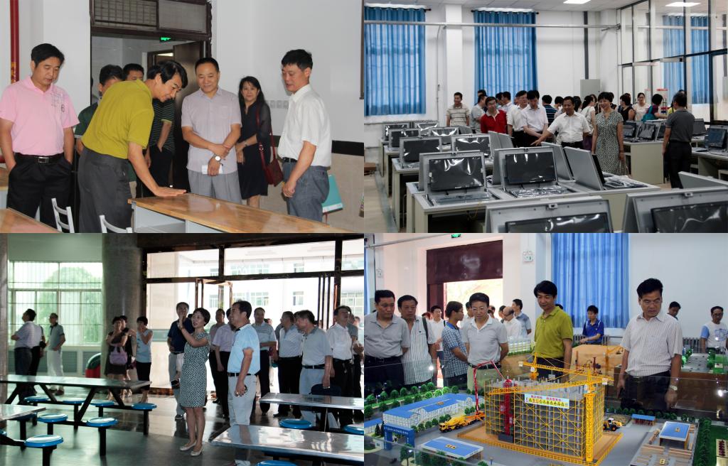 与会人员分两组参观了暑期建设维修项目