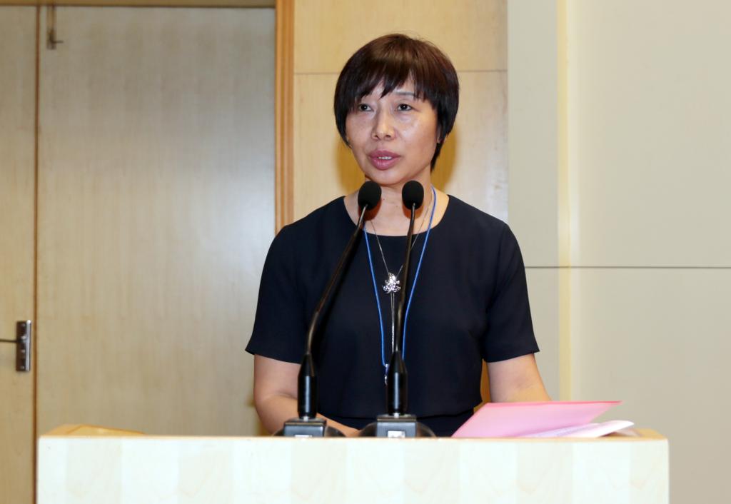 院长张晓云讲话