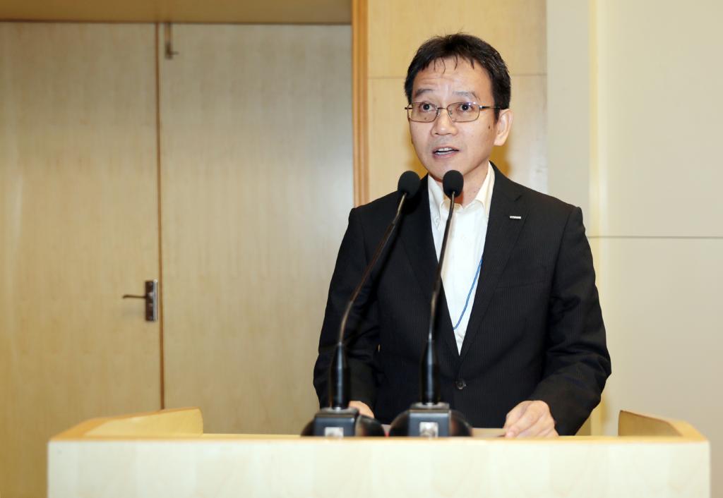 欧姆龙(广州)汽车电子有限公司工场长角垣致辞