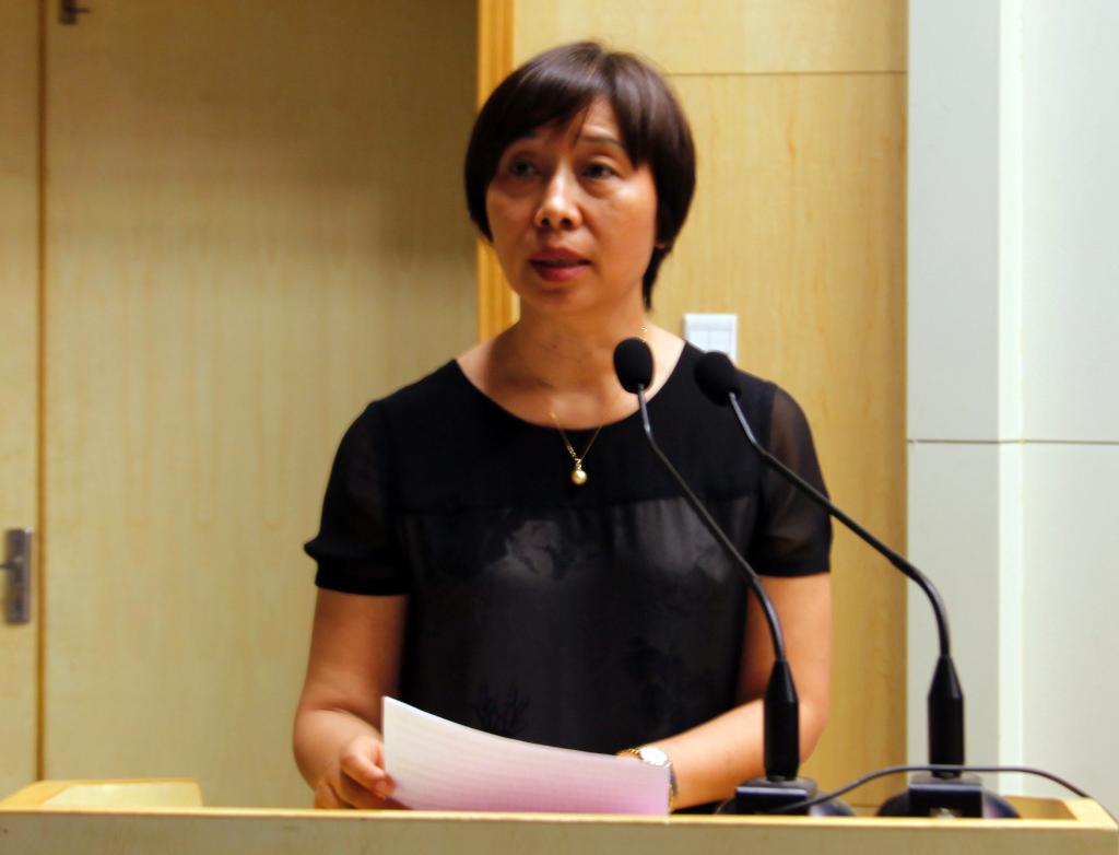 院长张晓云讲话