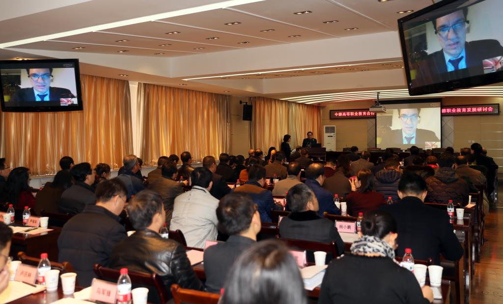 德国多特蒙德工业大学斯文•舒尔特副研究员以视频连线方式作主旨演讲