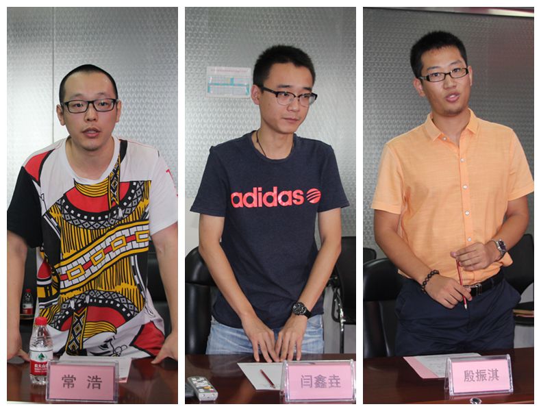 赴德学生发言表态